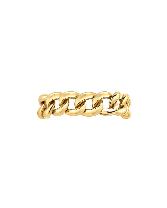 14k Cuban Link Ring