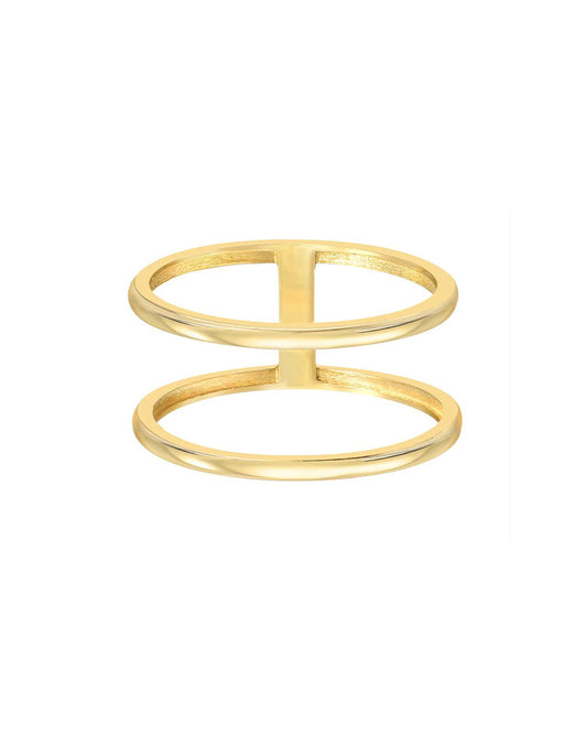 14k Gold Double Band