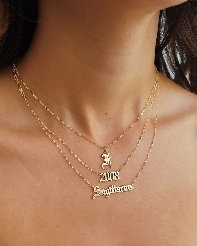 Gothic Date Necklace