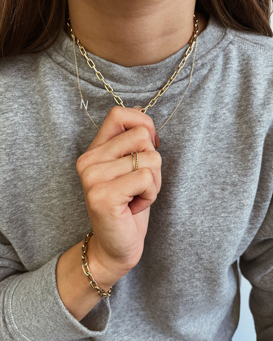 Large Box Chain Necklace