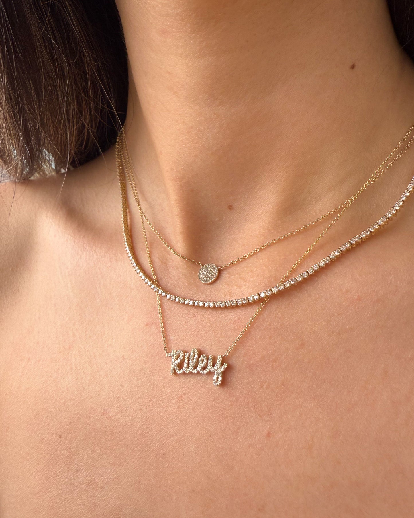 Diamond Name Necklace