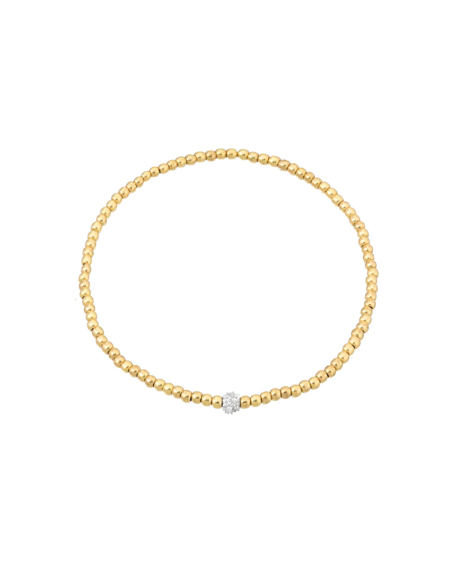 3mm Diamond Bead Bracelet