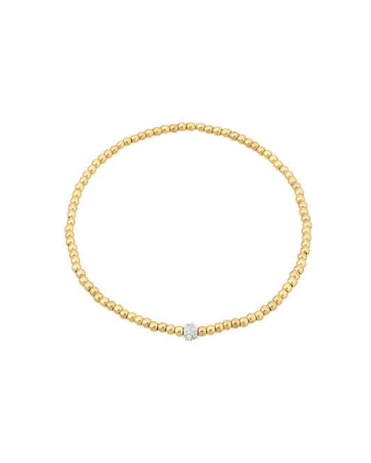 3mm Diamond Bead Bracelet
