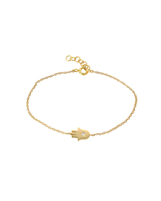 Diamond Hamsa Bracelet