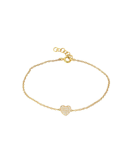 Diamond Heart Bracelet