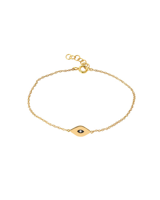 Enamel Evil Eye Bracelet
