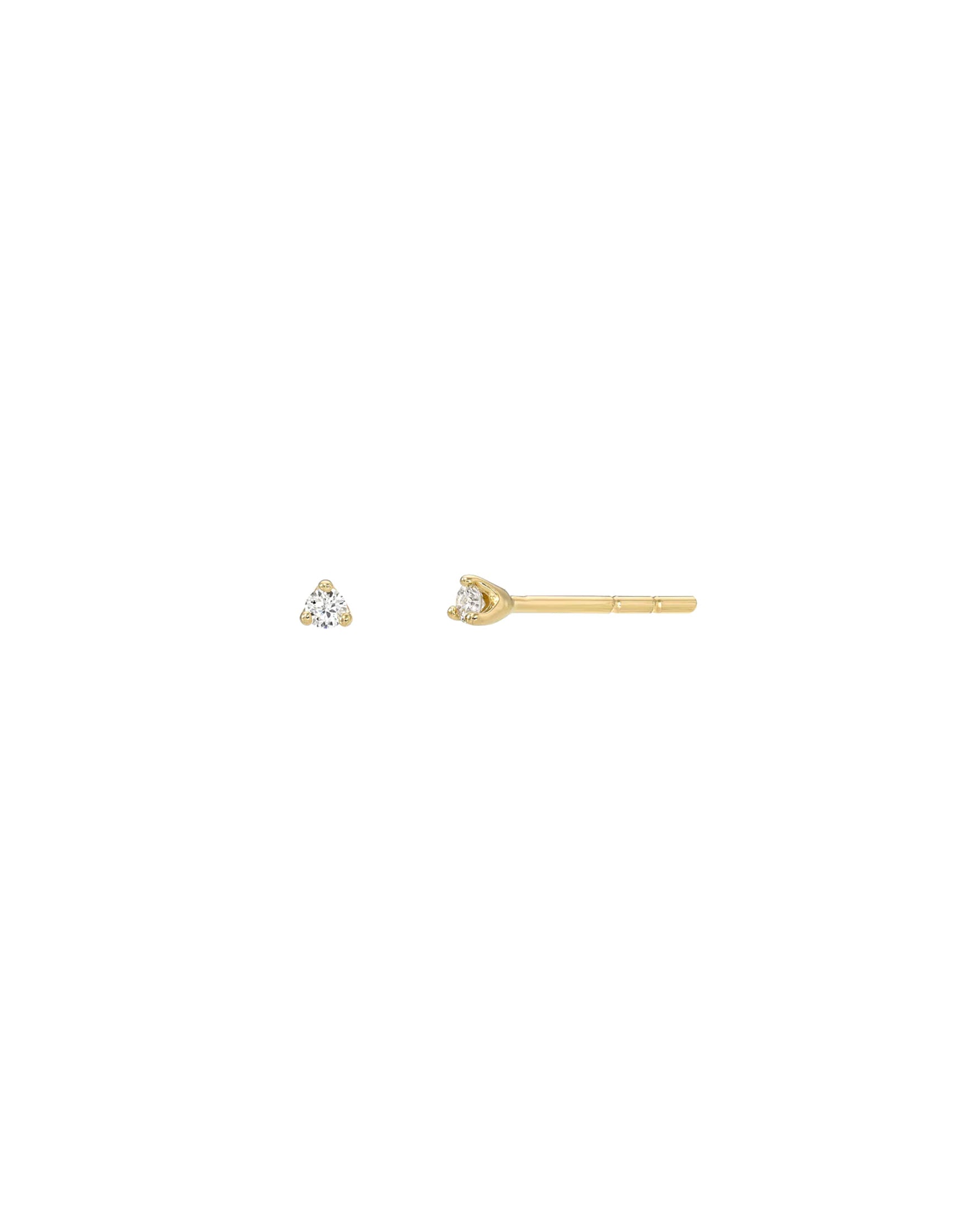 14K Gold Mini Diamond Studs
