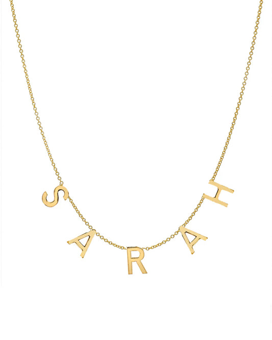 14k Gold Name Necklace