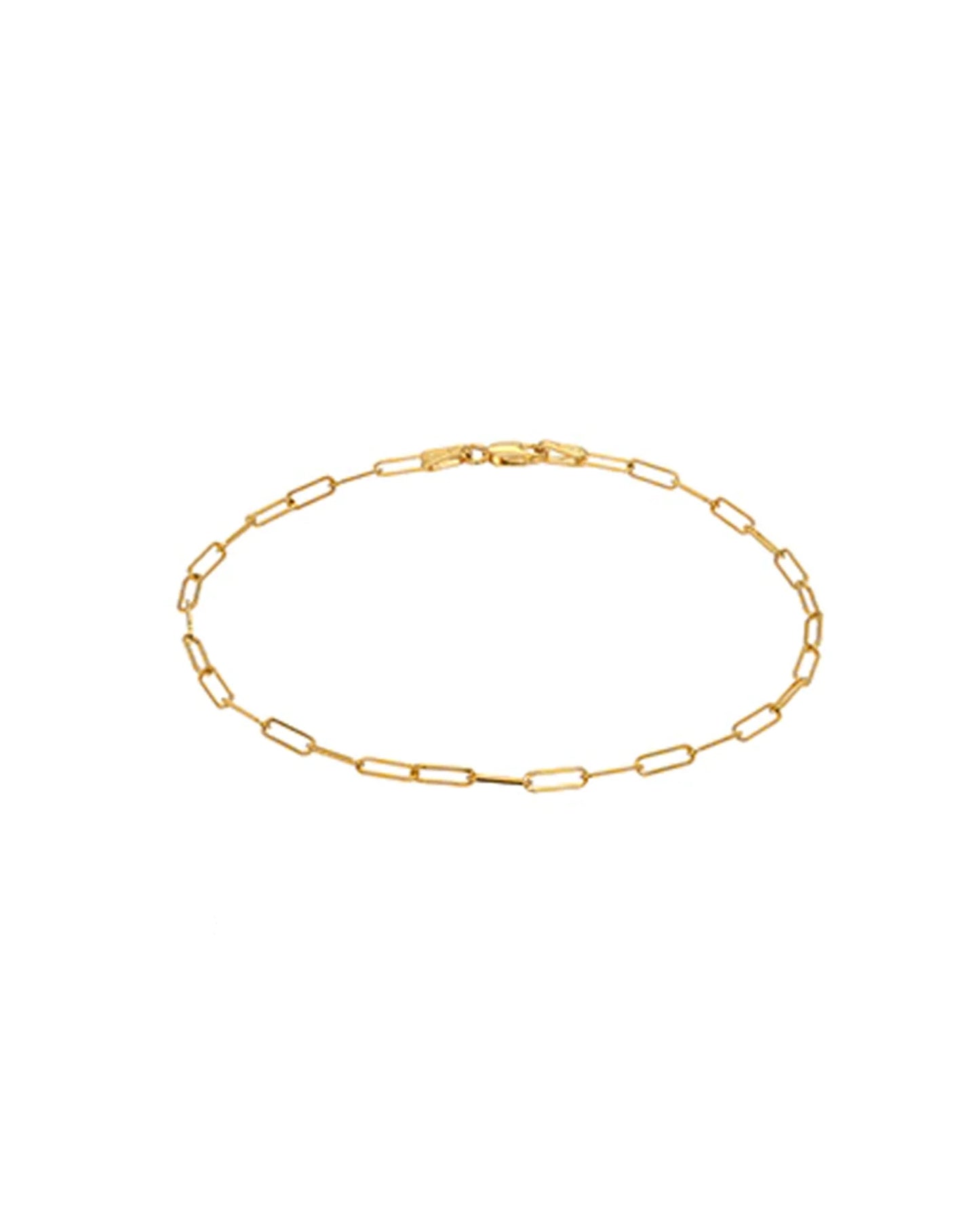 Thin Box Chain Bracelet