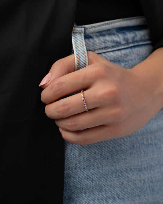 Rainbow Eternity Band