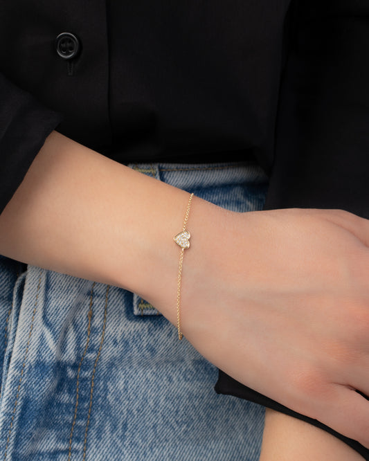 Diamond Heart Bracelet
