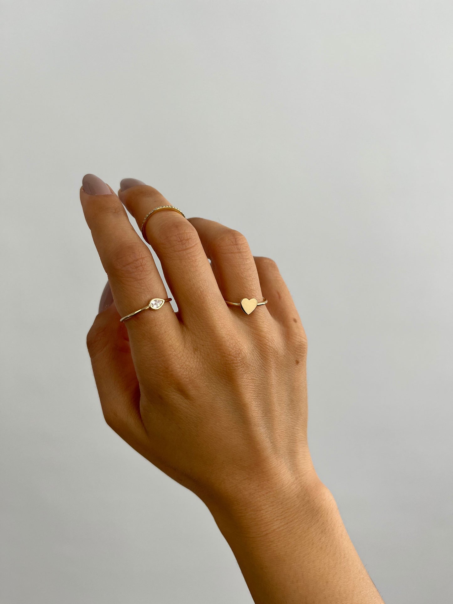 14k Heart of Gold Ring