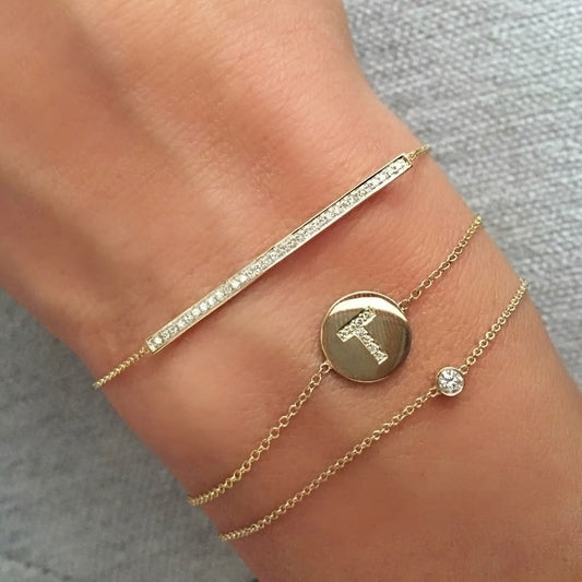 Diamond Bezel Bracelet