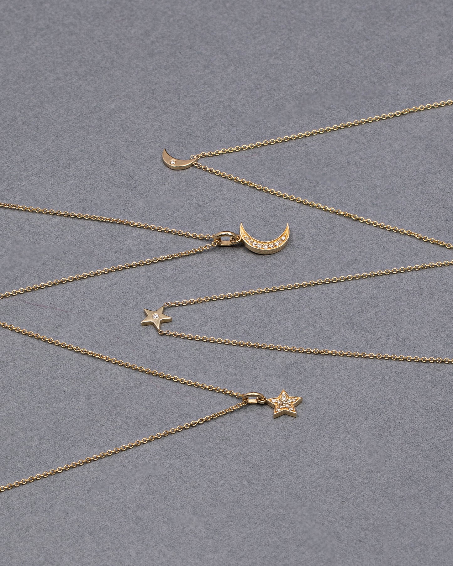 Tiny Diamond Star Necklace