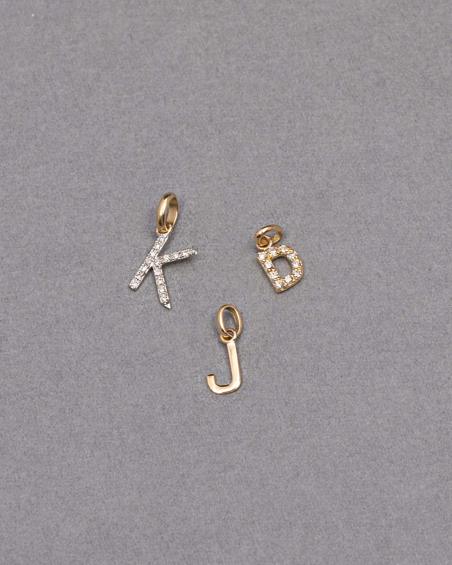 Diamond Initial Pendant