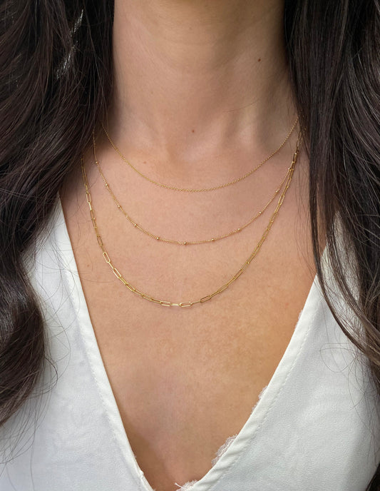 Cable Link Chain Necklace