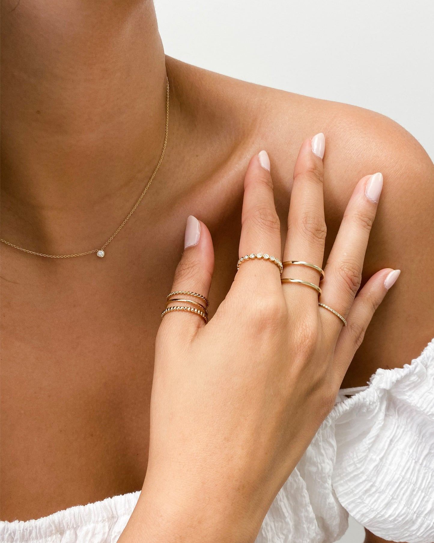 14k Gold Double Band