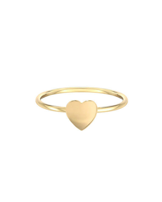 14k Heart of Gold Ring