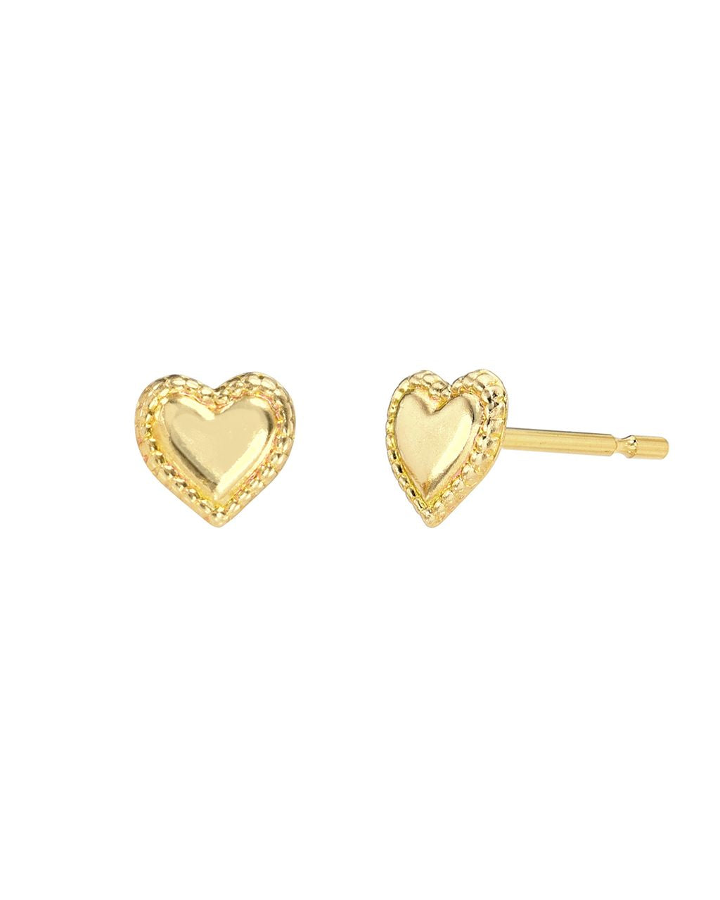 Teeny Heart Studs