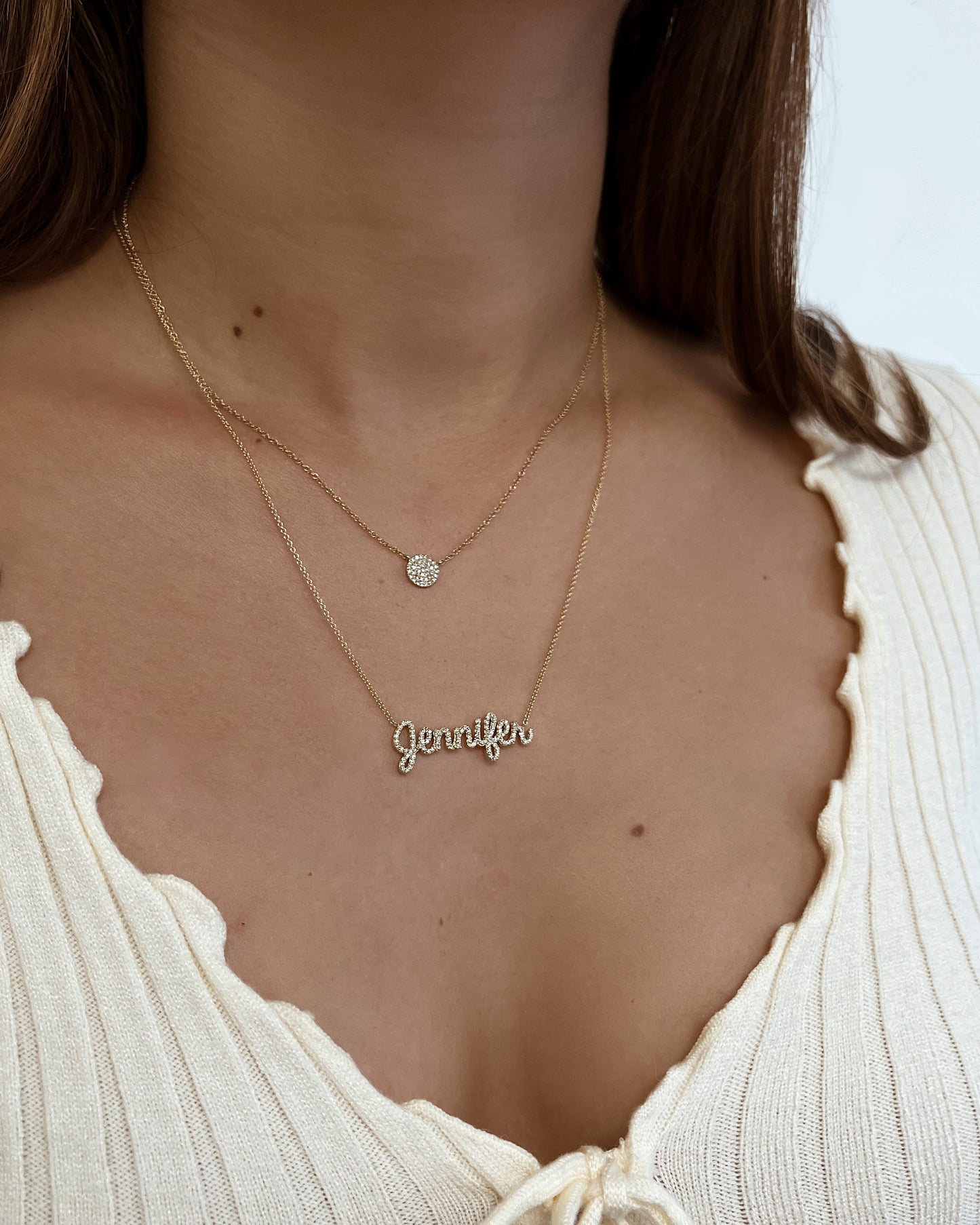 Diamond Name Necklace