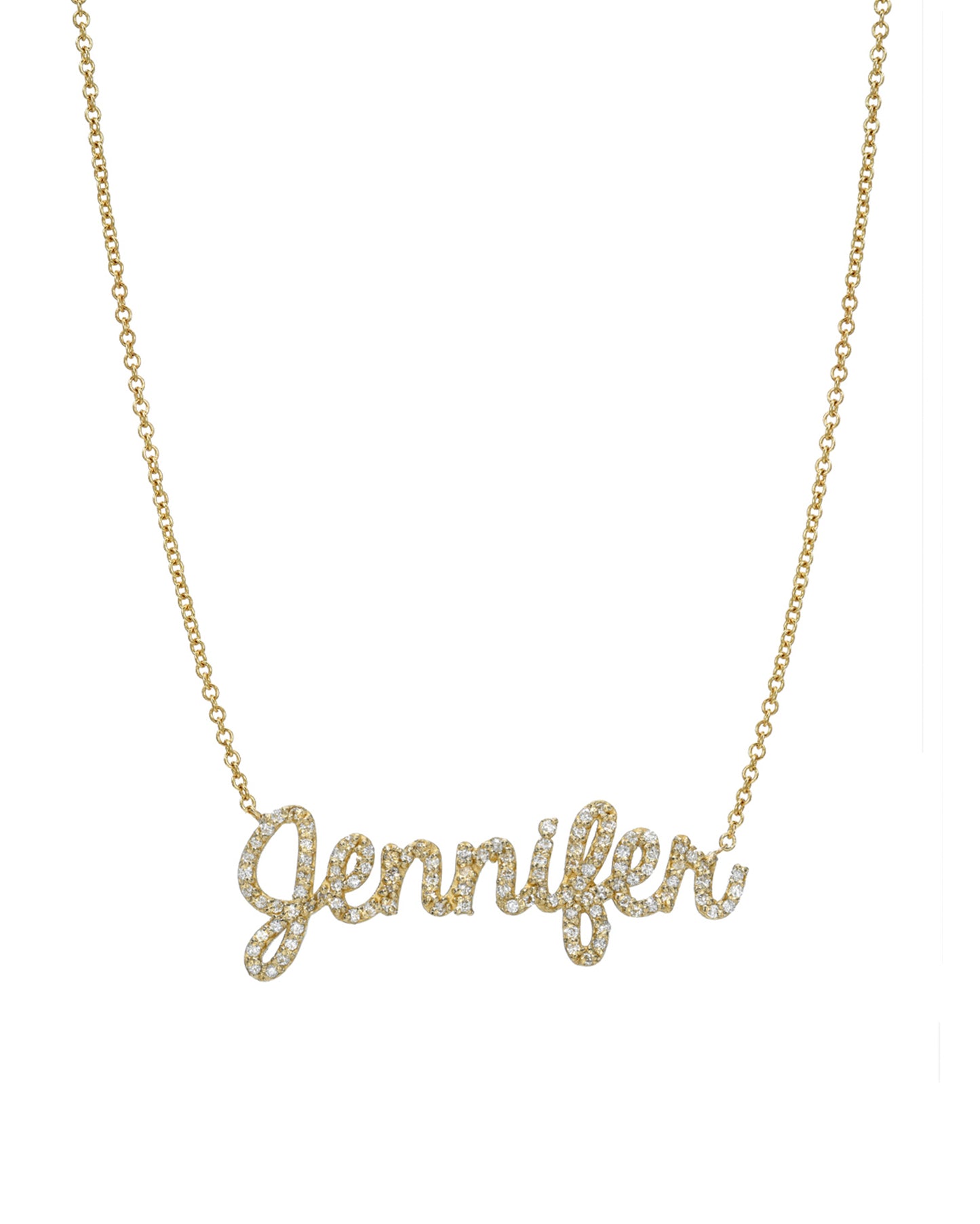 Diamond Name Necklace