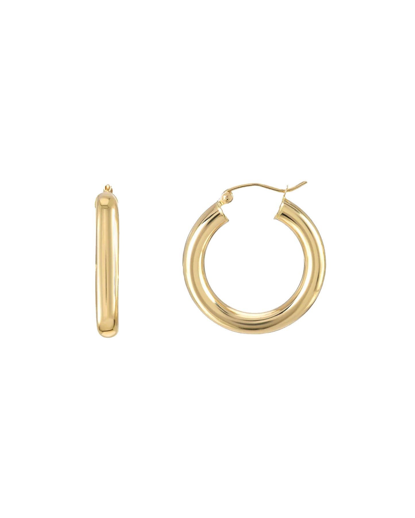 Thick Gold Hoops