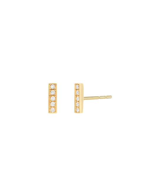 Diamond Bar Studs