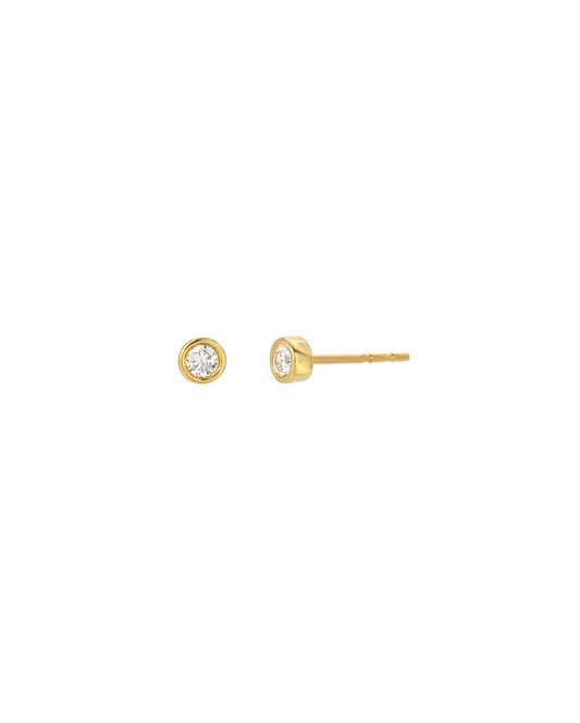 Diamond Bezel Studs