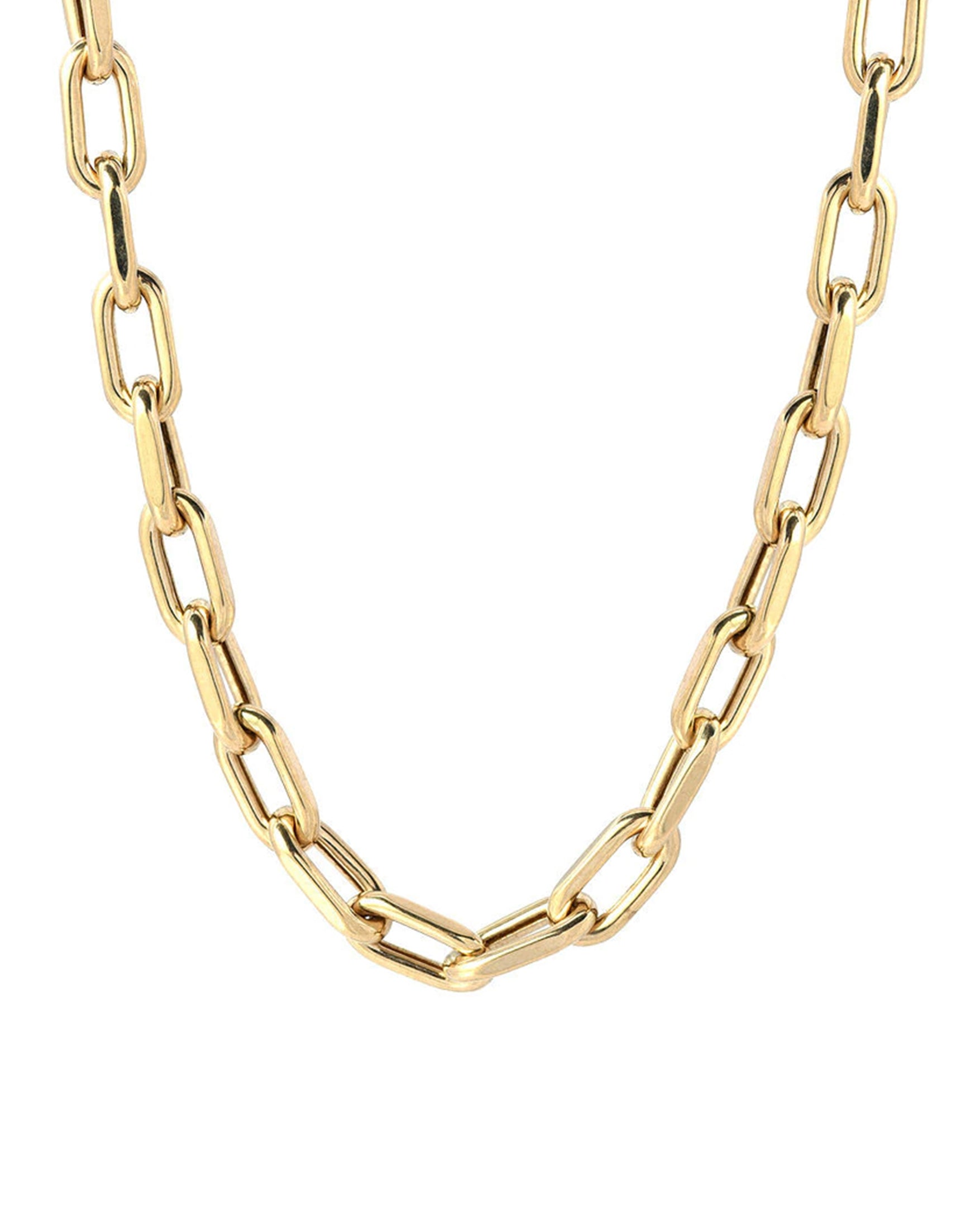 Large Box Chain Large Box Chain Necklace – Rhea Noa Jewelry