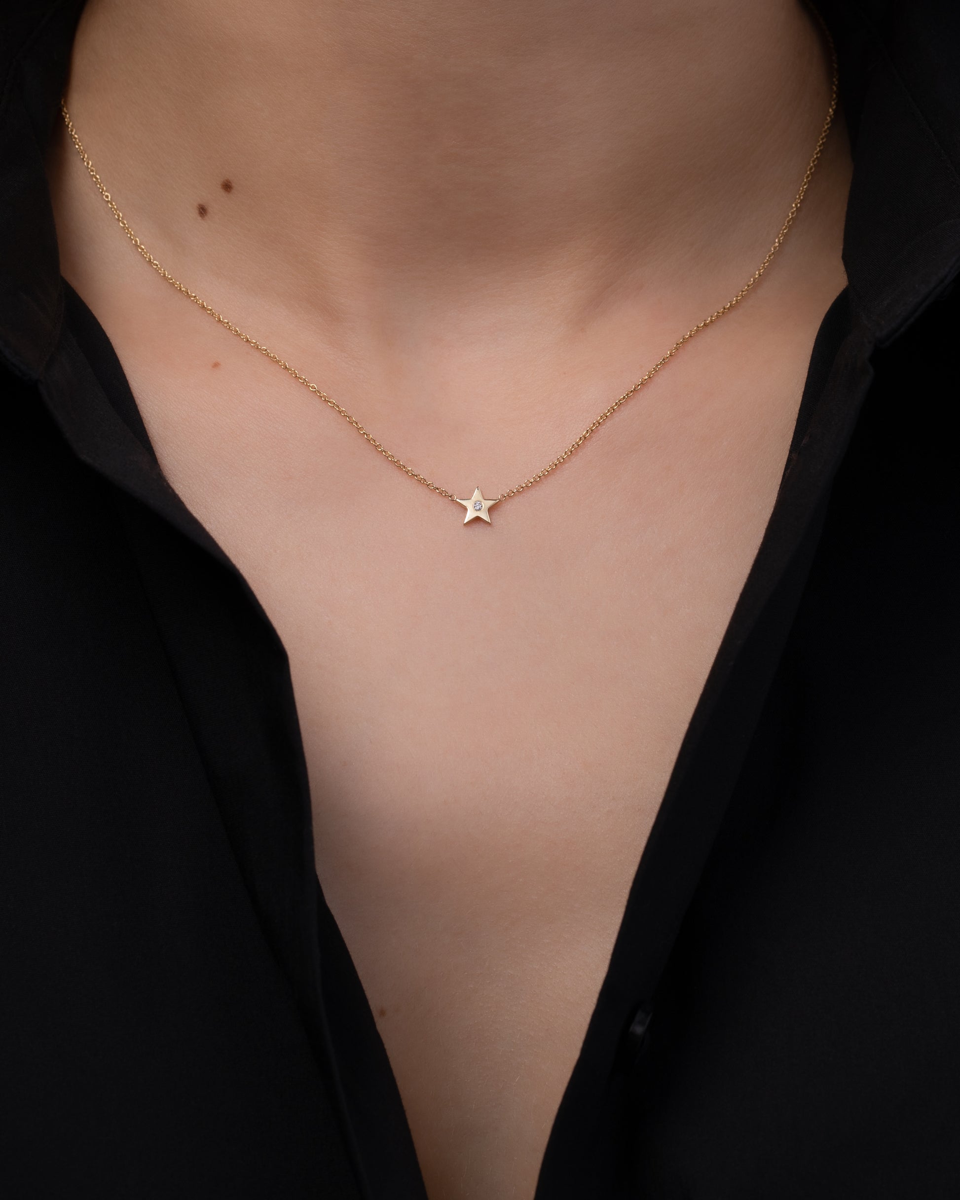 Diamond Star Necklace - Gee Loretta