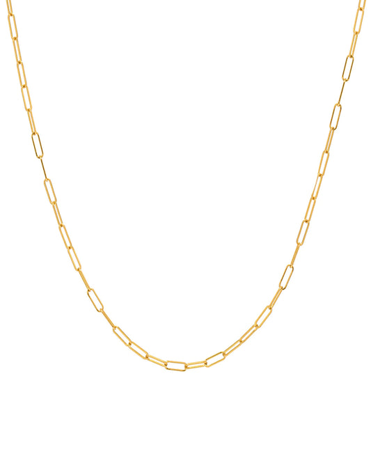 Thin Box Chain Necklace