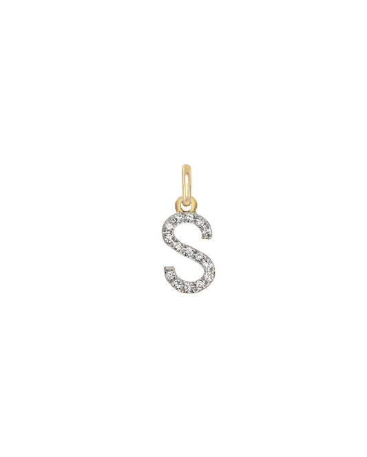 Diamond Initial Pendant