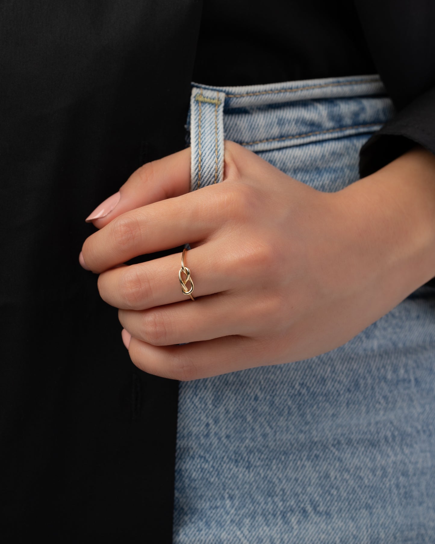 14k Love Me Knot Ring