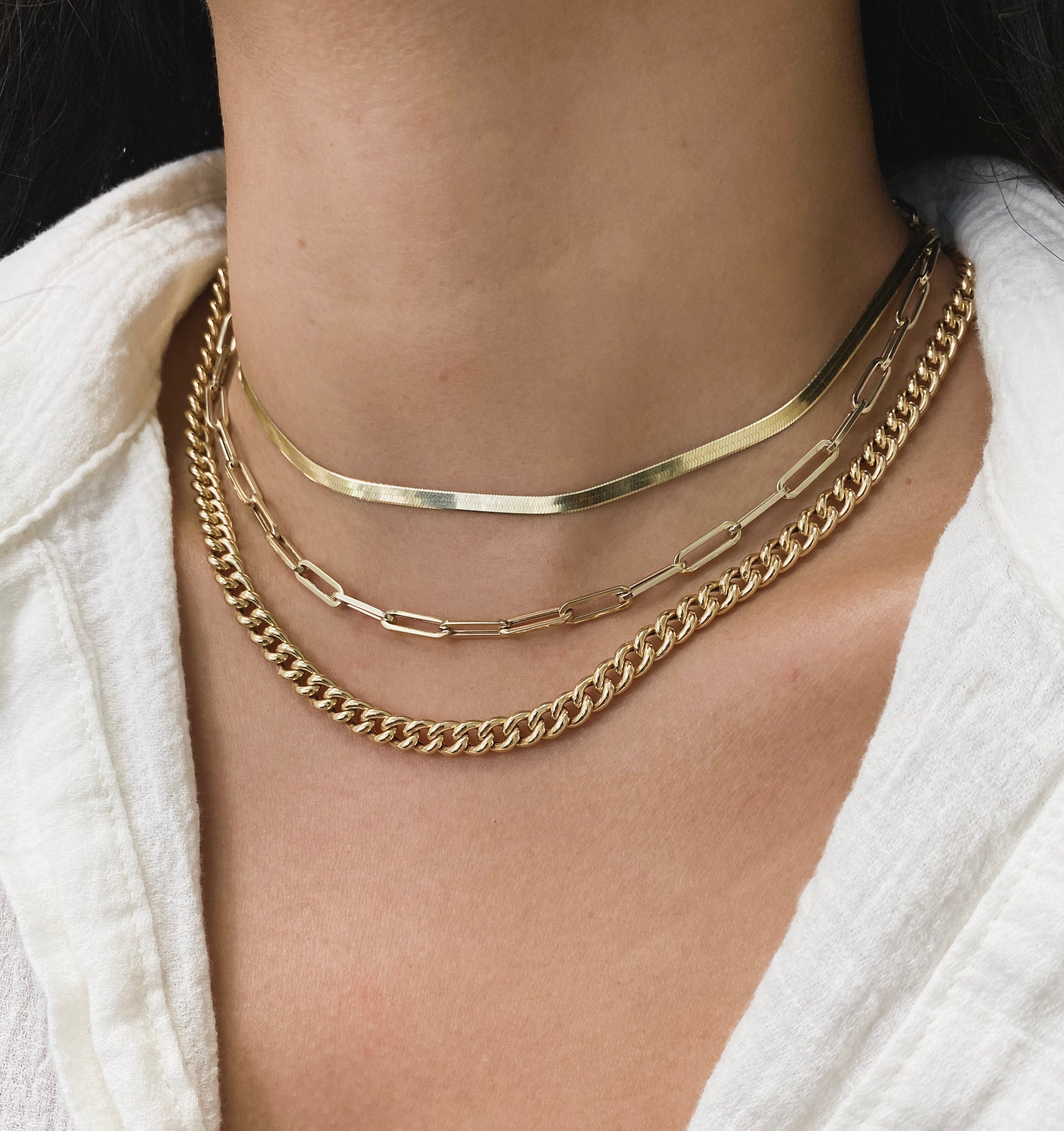 Riakoob curb hotsell chain necklace
